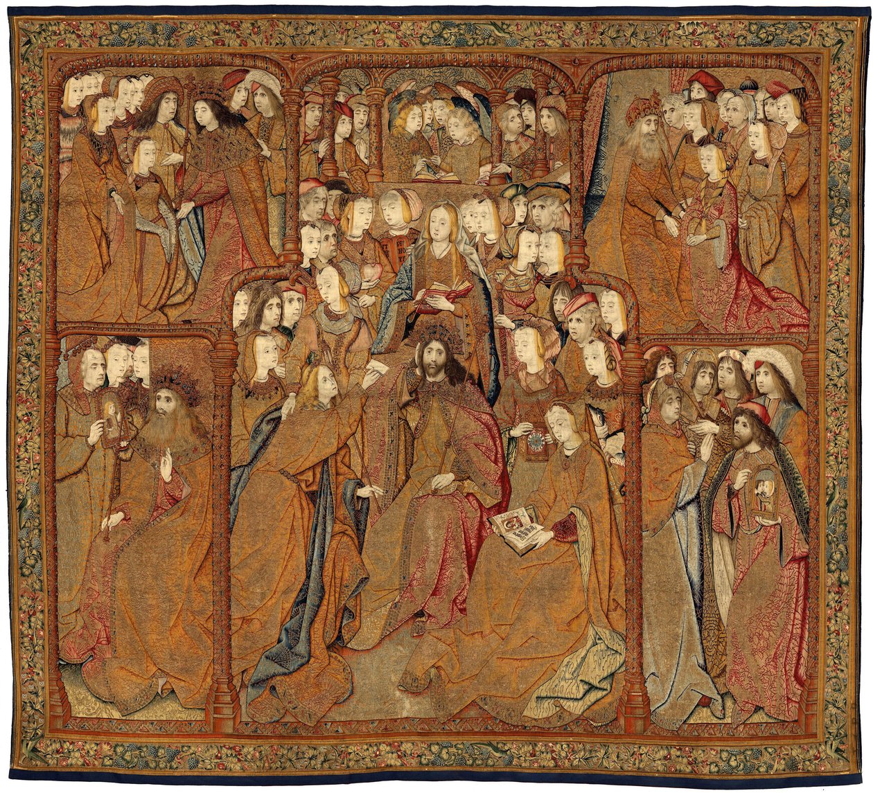 Triunfos de la Madre de Dios o Panos de Oro, c.1500-02 (tapiz) de Pieter (attr. to) Coecke van Aelst