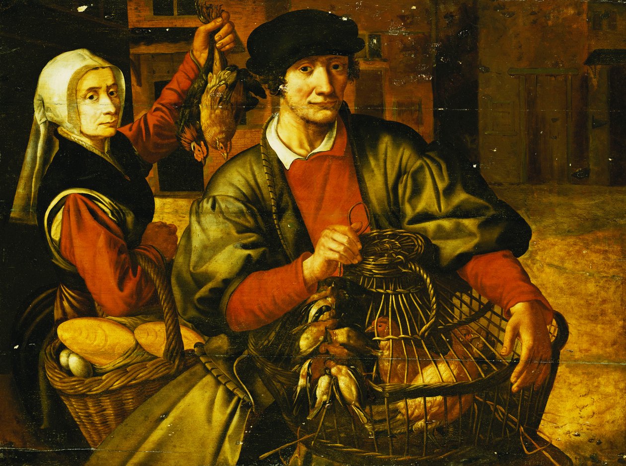 Un vendedor de aves de corral de Pieter Aertsen