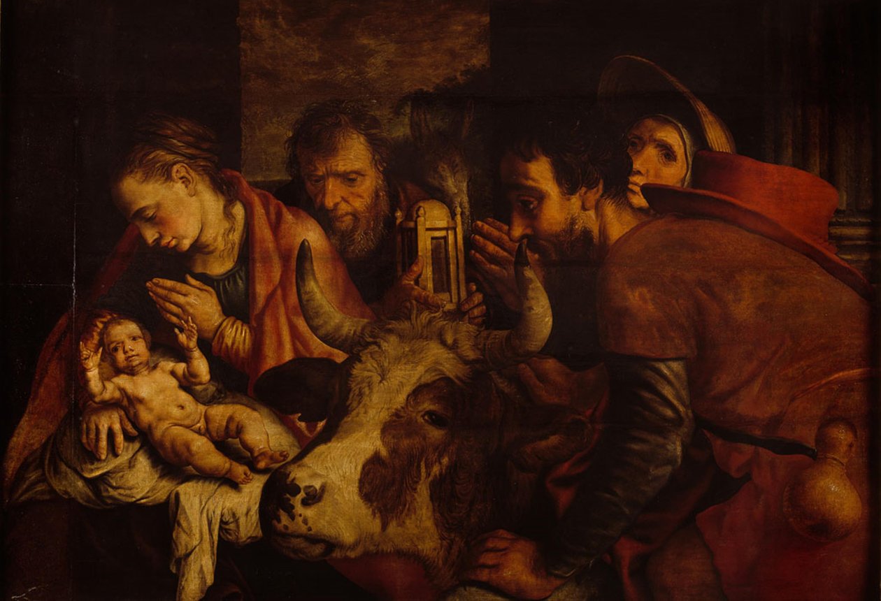 Adoración de los pastores de Pieter Aertsen