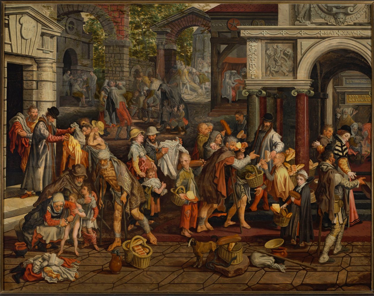Obras de misericordia cristiana de Pieter Aertsen