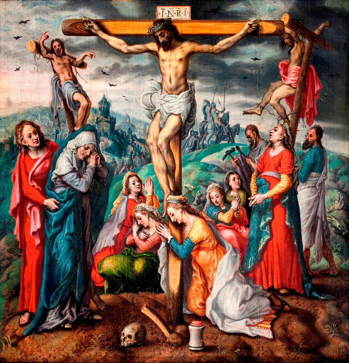 La crucifixión de Pieter Aertsen
