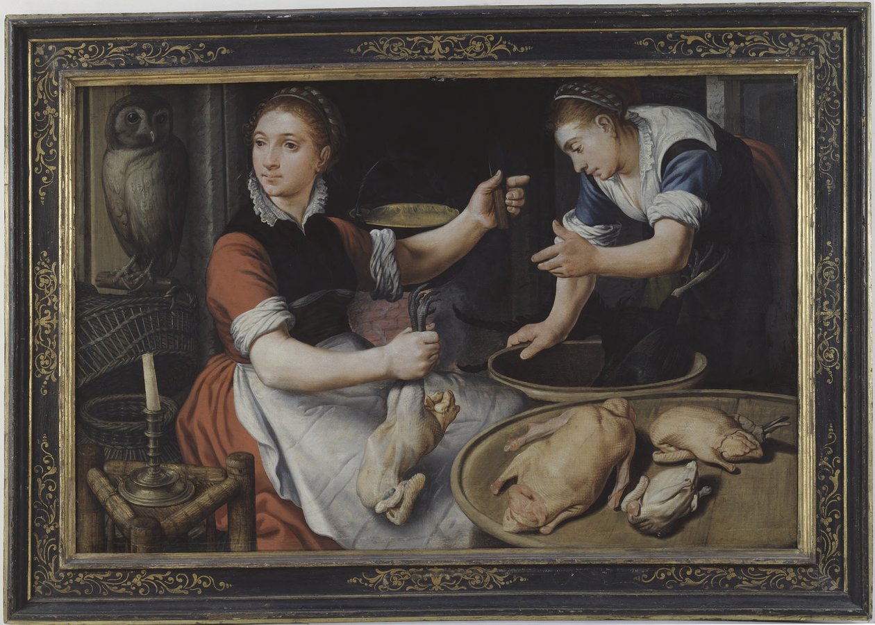 Dos mujeres cocinando de Pieter Aertsen