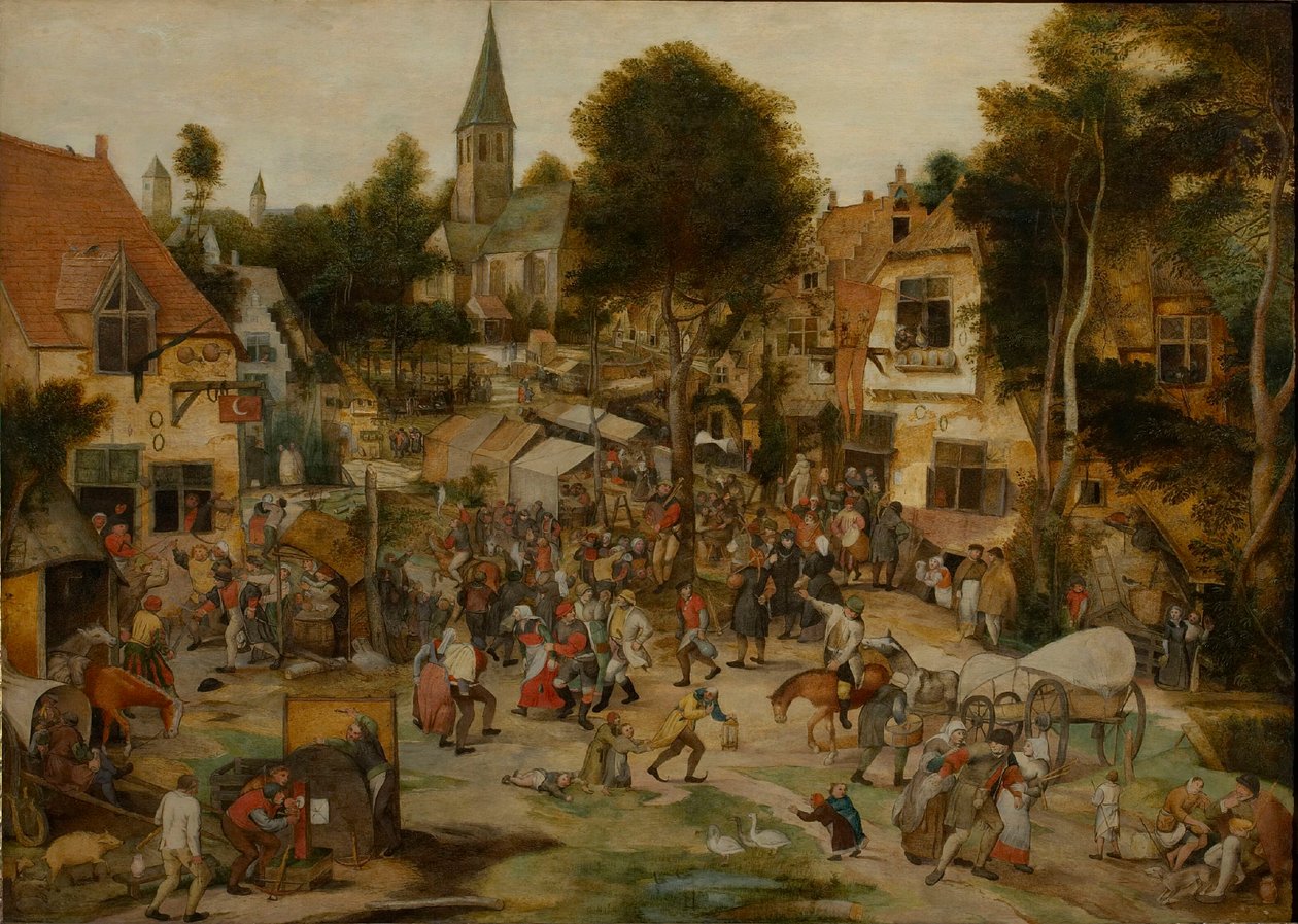 La feria del pueblo de Pieter Balten