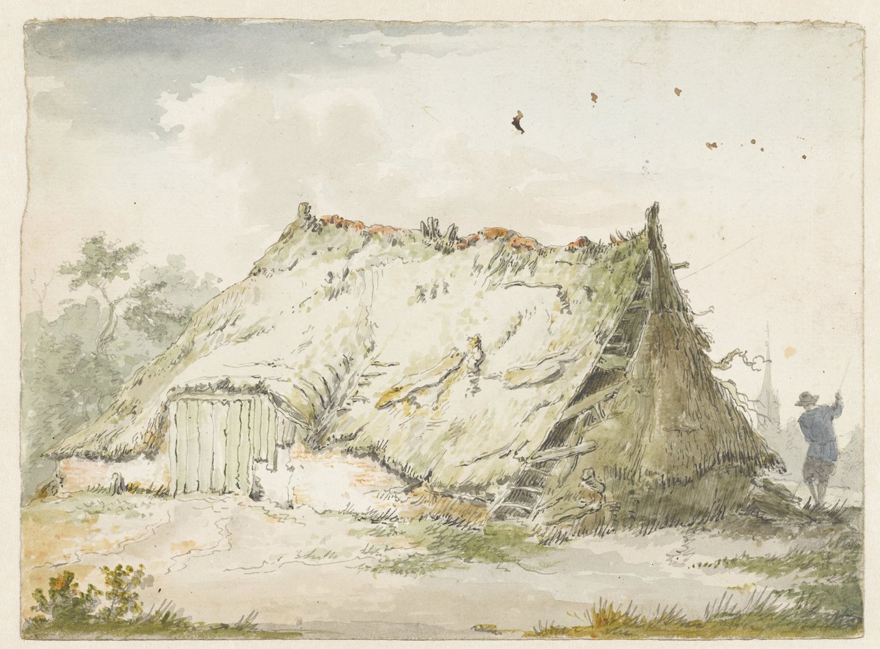 Casa de campo en ruinas de Pieter Bartholomeusz. Barbiers