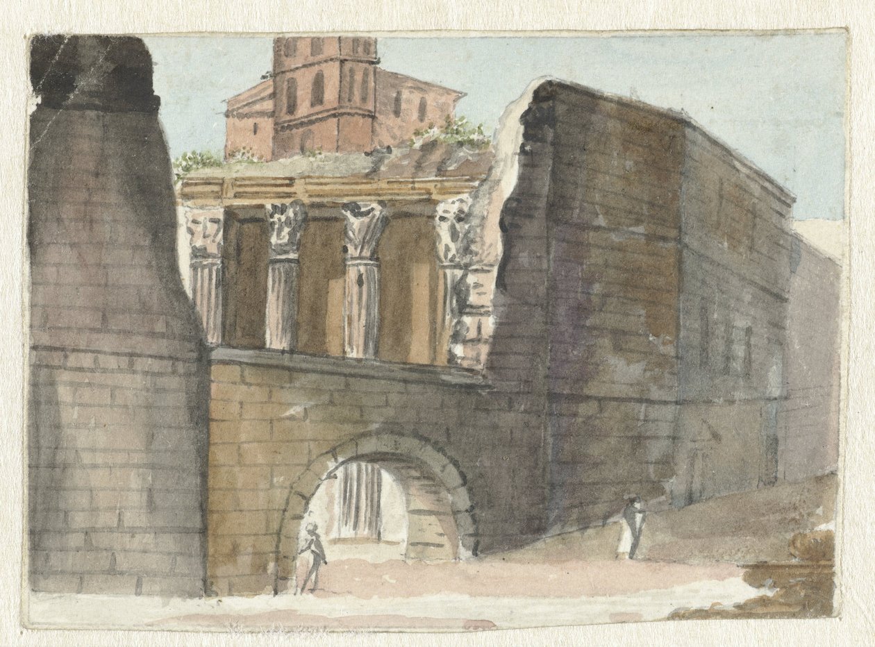 Ruinas romanas de Pieter Bartholomeusz. Barbiers