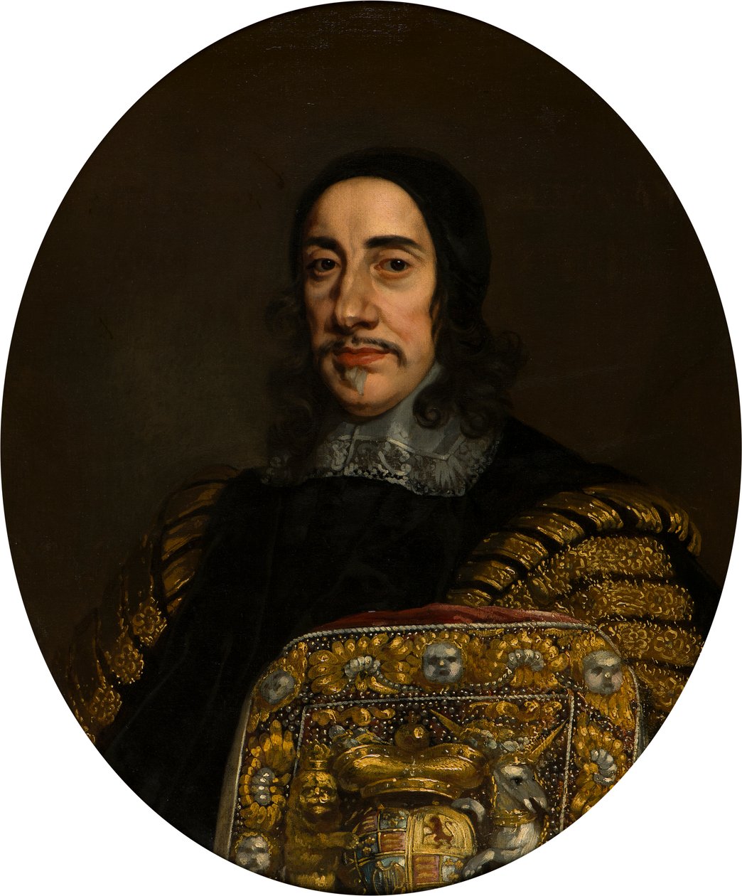Retrato de Sir Orlando Bridgeman 1st Bt. Como Lord Guardián del Gran Sello, c.1664-74 (óleo sobre lienzo) de Pieter Borsseler