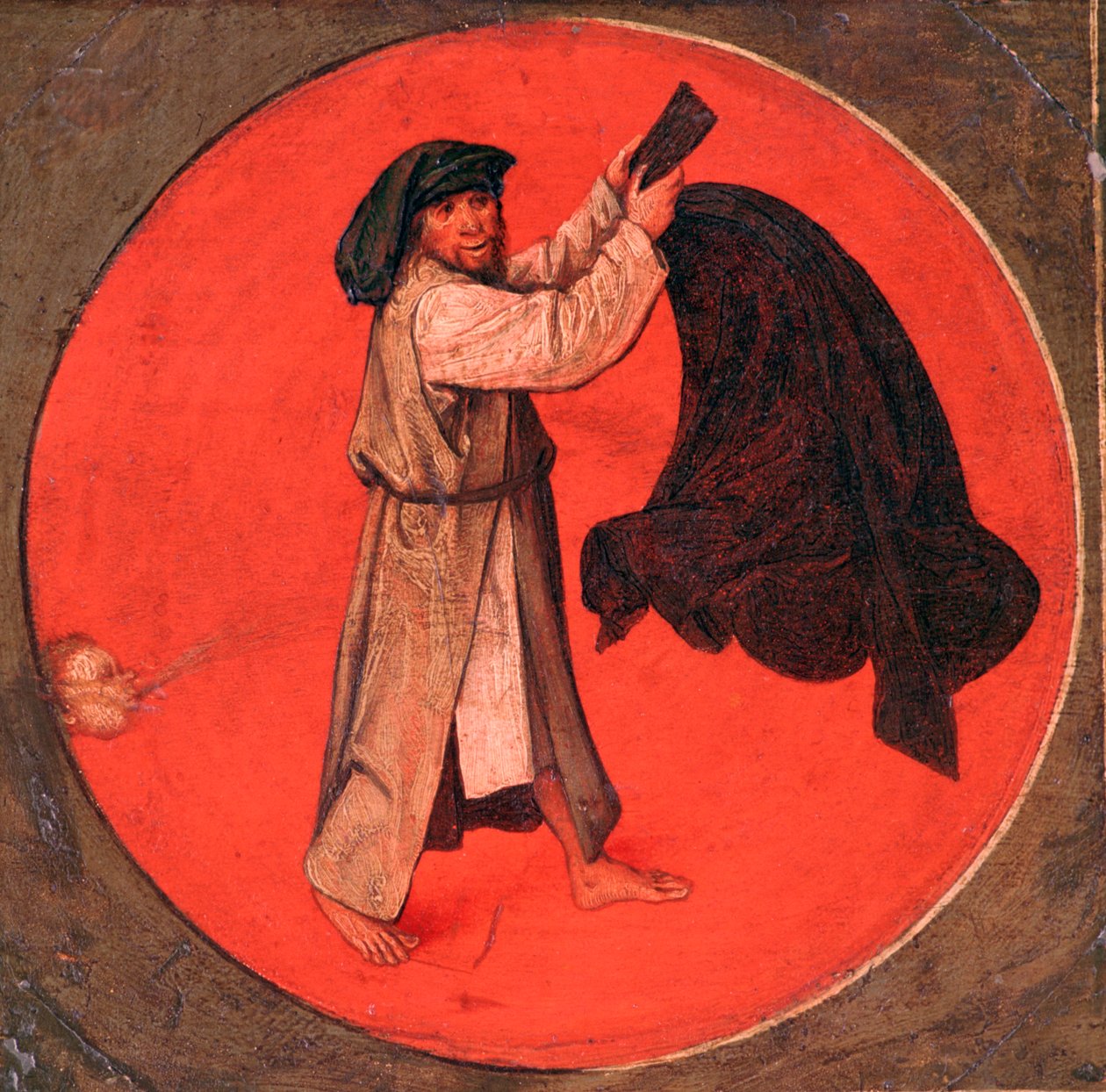 Sacude su abrigo según el viento, c1558-1560 de Pieter Bruegel the Elder