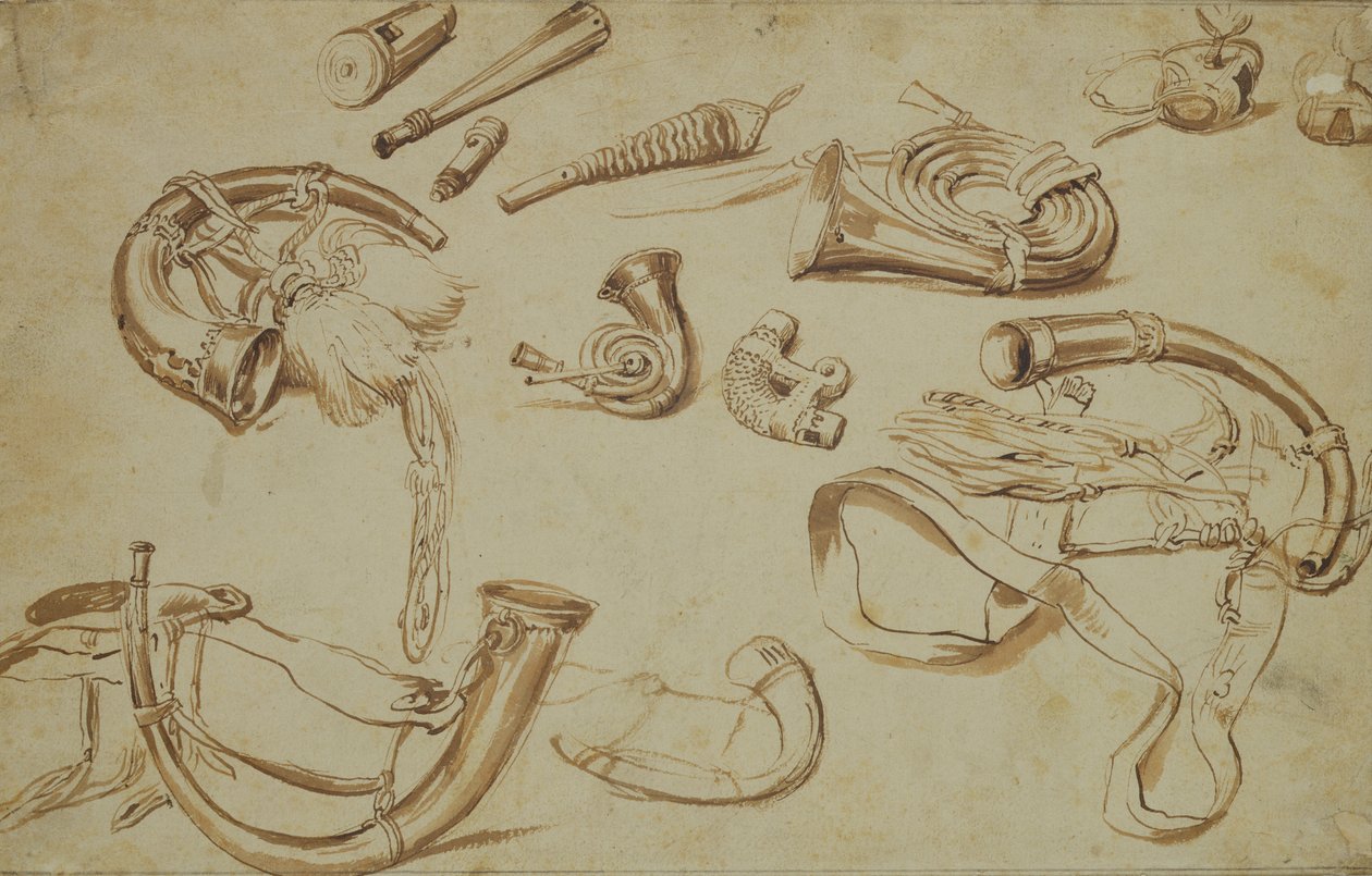 Paraphernalia de caza de Pieter Bruegel the Elder