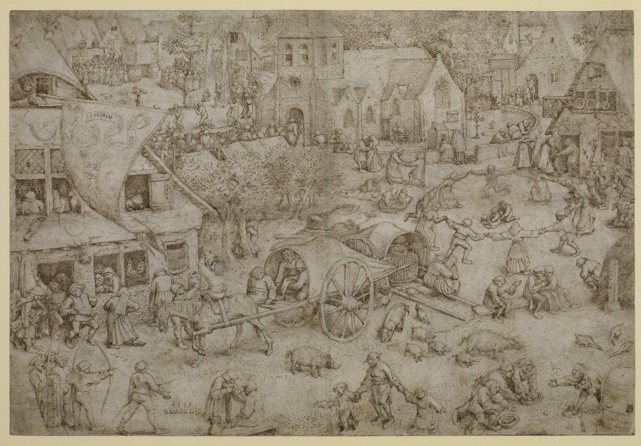 Kermis en Hoboken, 1559 de Pieter Bruegel the Elder