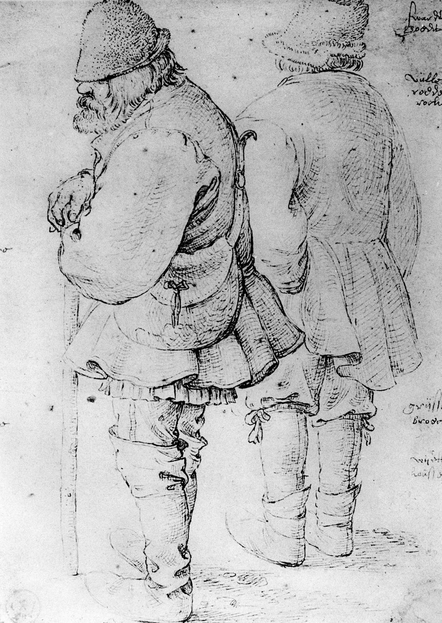 Estudios de campesinos, 1913 de Pieter Bruegel the Elder