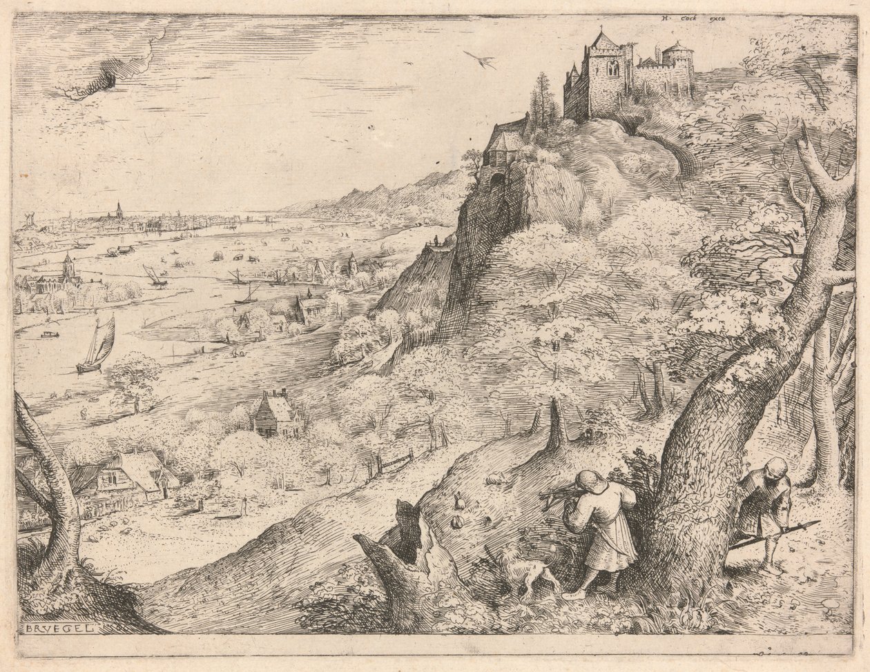 Los cazadores de liebres de Pieter Bruegel the Elder