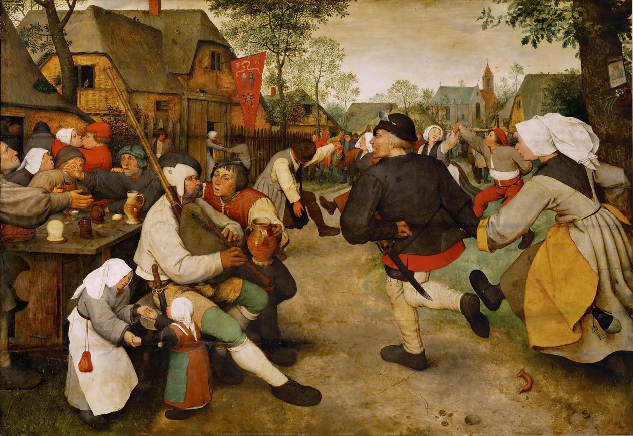 Alemán: Bauerntanz La danza campesina de Pieter Brueghel the Elder