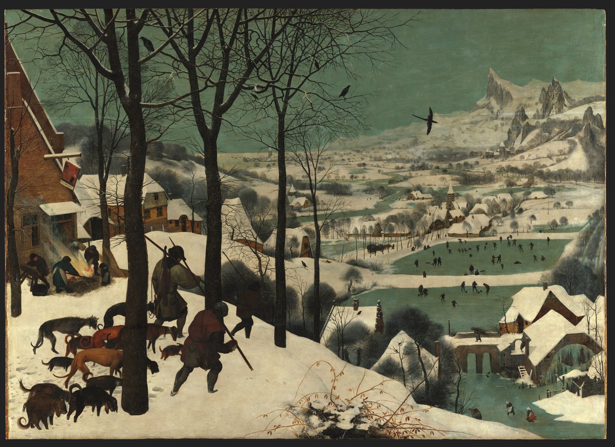 Alemán: Jäger im Schnee (Invierno) Los cazadores en la nieve de Pieter Brueghel the Elder
