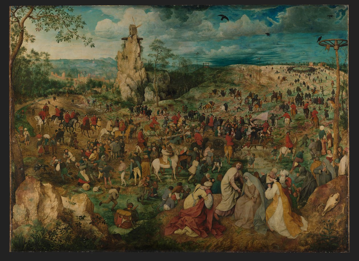 La procesión del Calvario de Pieter Brueghel the Elder