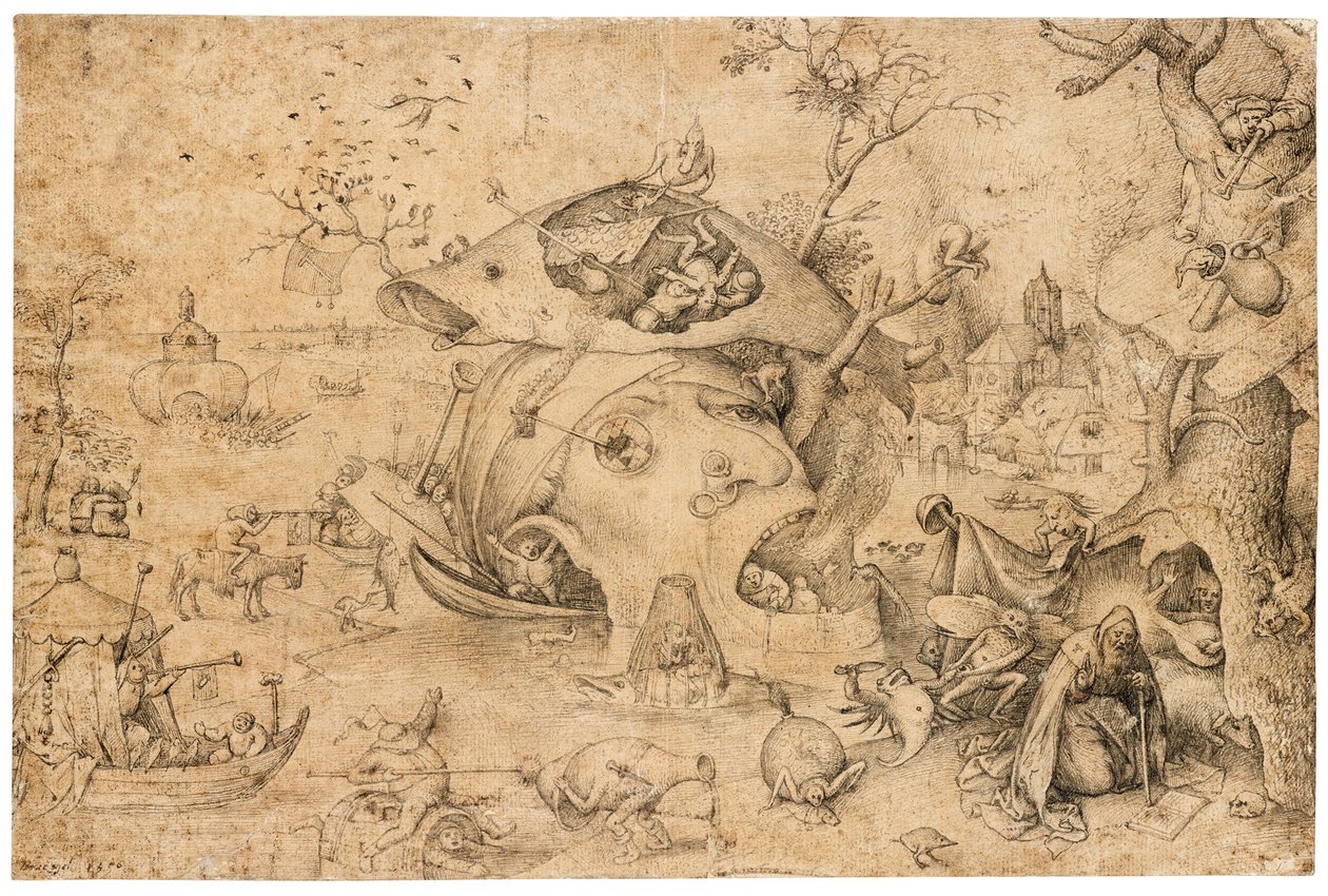 La tentación de San Antonio de Pieter Brueghel the Elder