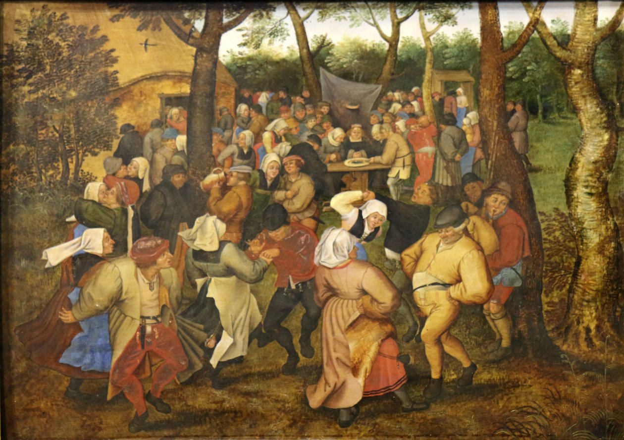 Baile nupcial. de Pieter Brueghel the Younger