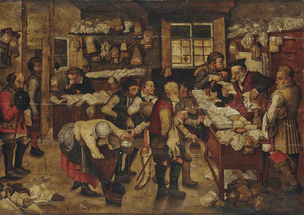 El pago de los diezmos de Pieter Brueghel the Younger