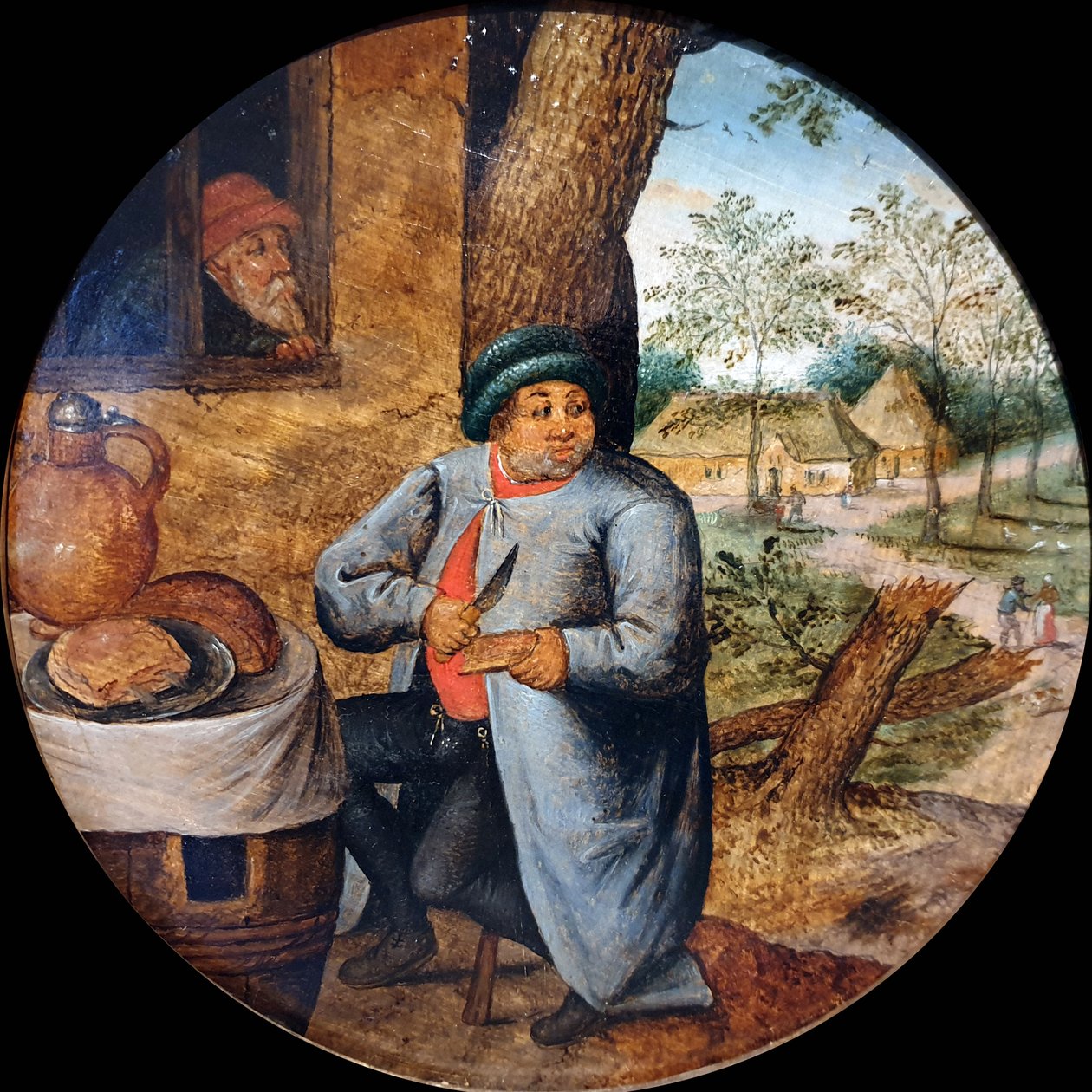 El comedor de pan de Pieter Brueghel the Younger