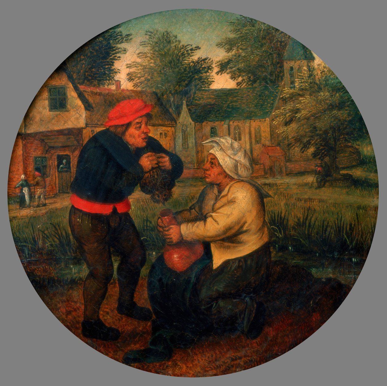 Proverbio flamenco no identificado, finales del siglo XVI principios del siglo XVII de Pieter Brueghel the Younger