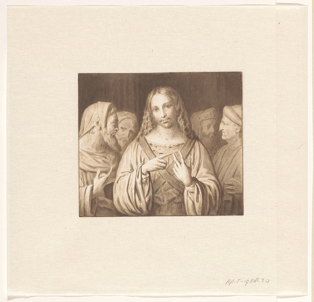 El joven Cristo entre los escribas de Pieter Christoffel Wonder