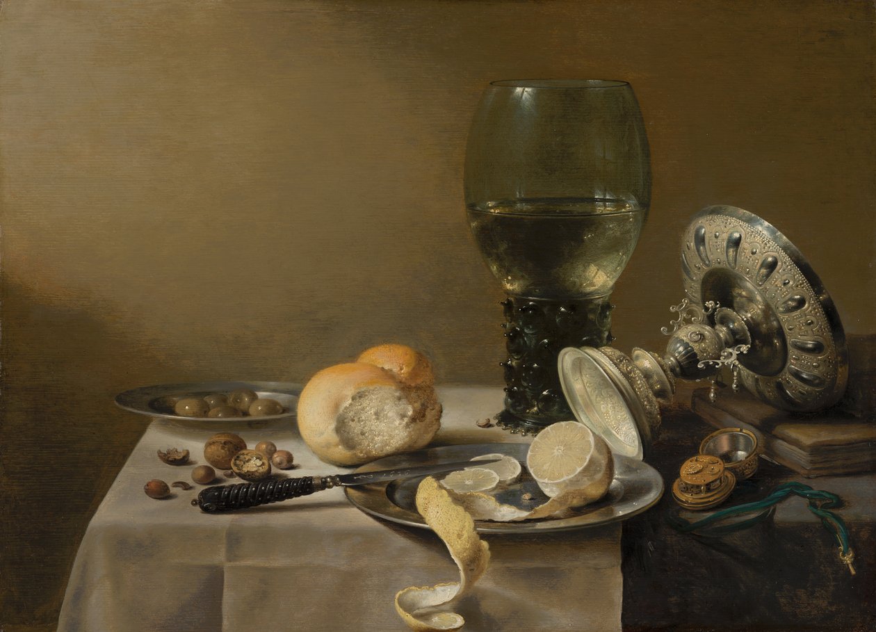 Naturaleza muerta con Tazza de Pieter Claesz