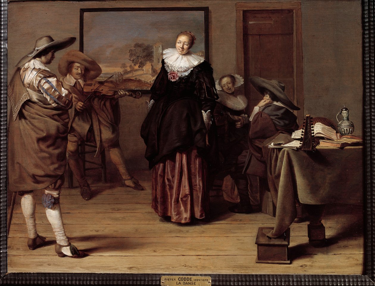 La lección de danza de Pieter Codde