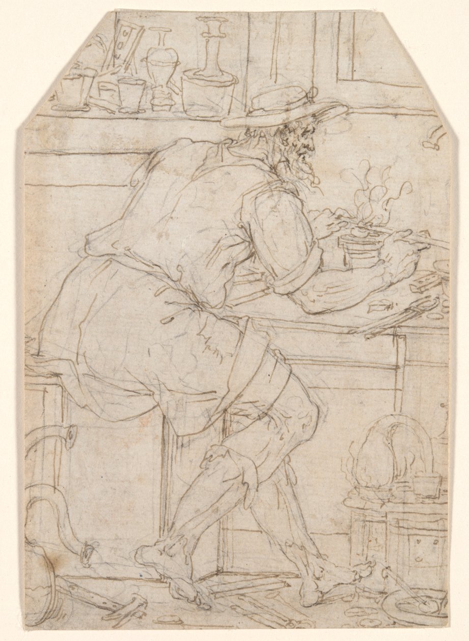 artesano en el trabajo de Pieter Coecke van Aelst