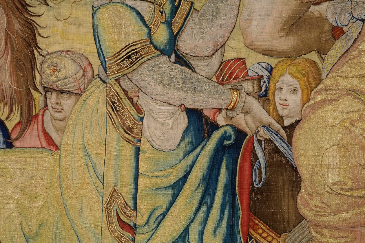 Tapiz flamenco. Serie Los siete pecados capitales: Vanidad (soberbia). El dibujante Pieter Coecke van Aelst. Taller de Bruselas. hacia 1542-1544. de Pieter Coecke van Aelst