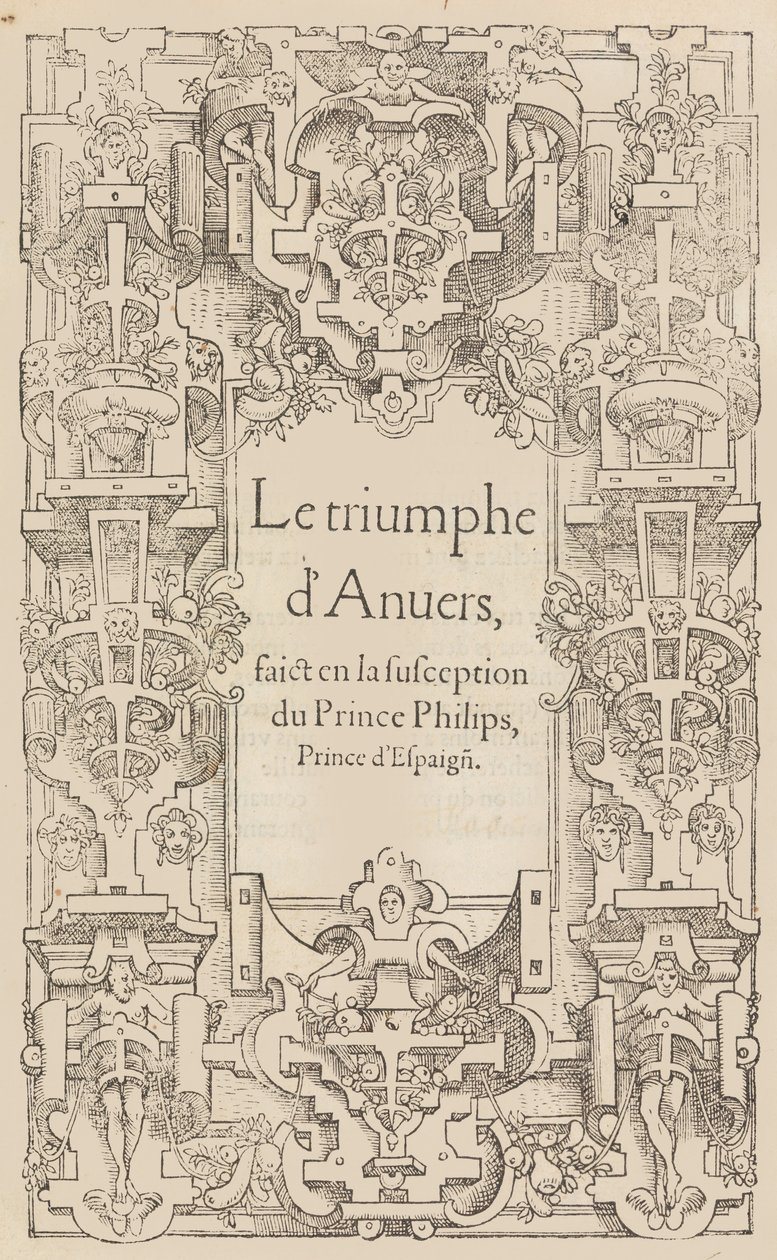 El triunfo de Amberes en la recepción del Príncipe Felipe, Príncipe de España, 1550 de Pieter Coecke van Aelst