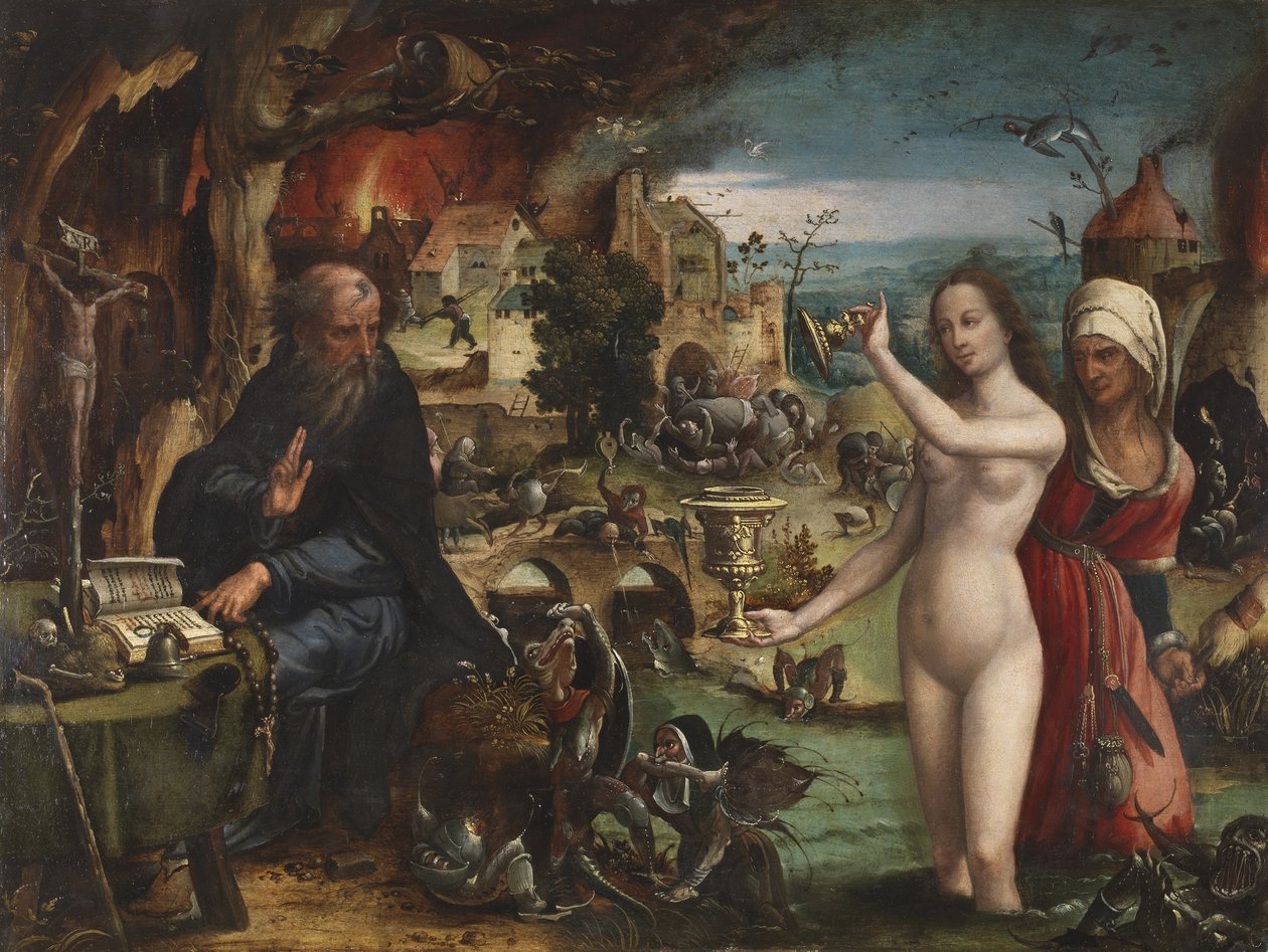 La tentación de San Antonio de Pieter Coecke van Aelst