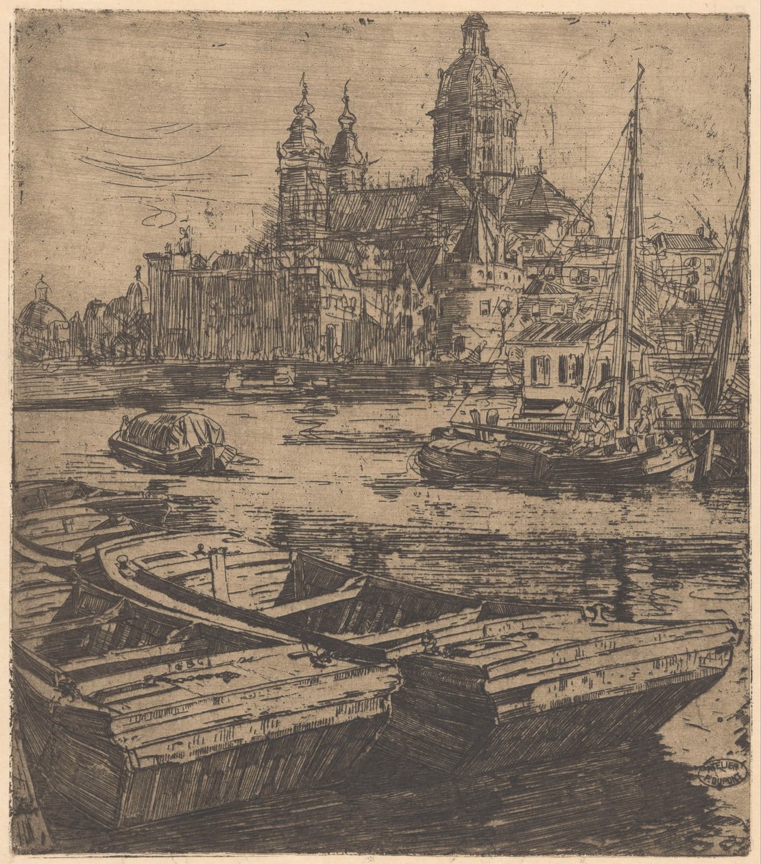 Basílica de San Nicolás en Ámsterdam de Pieter Dupont