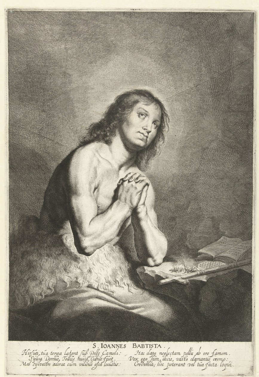 San Juan bautista S. Ioannes Babtista (título sobre objeto) de Pieter Fransz de Grebber