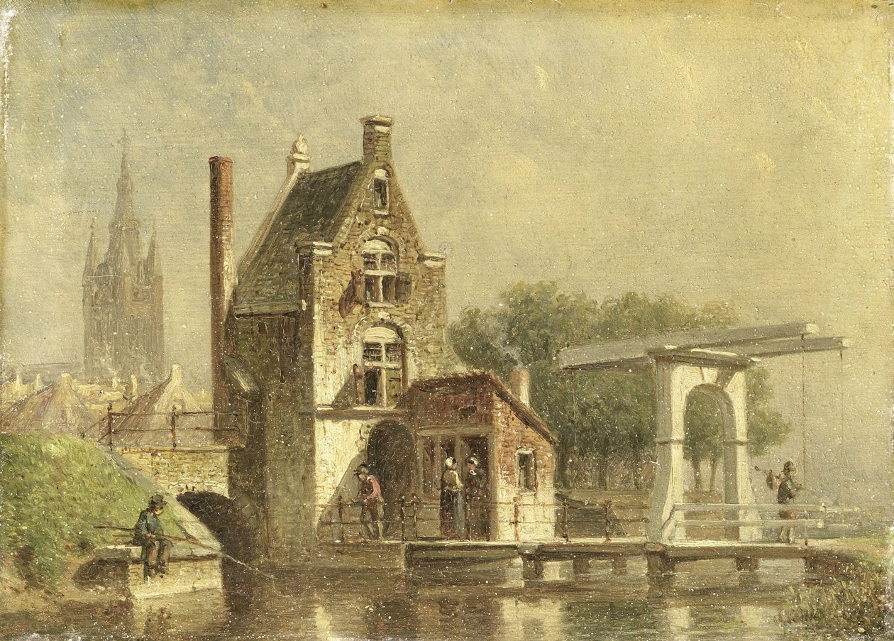 El Koepoort en Delft de Pieter Gerard Vertin