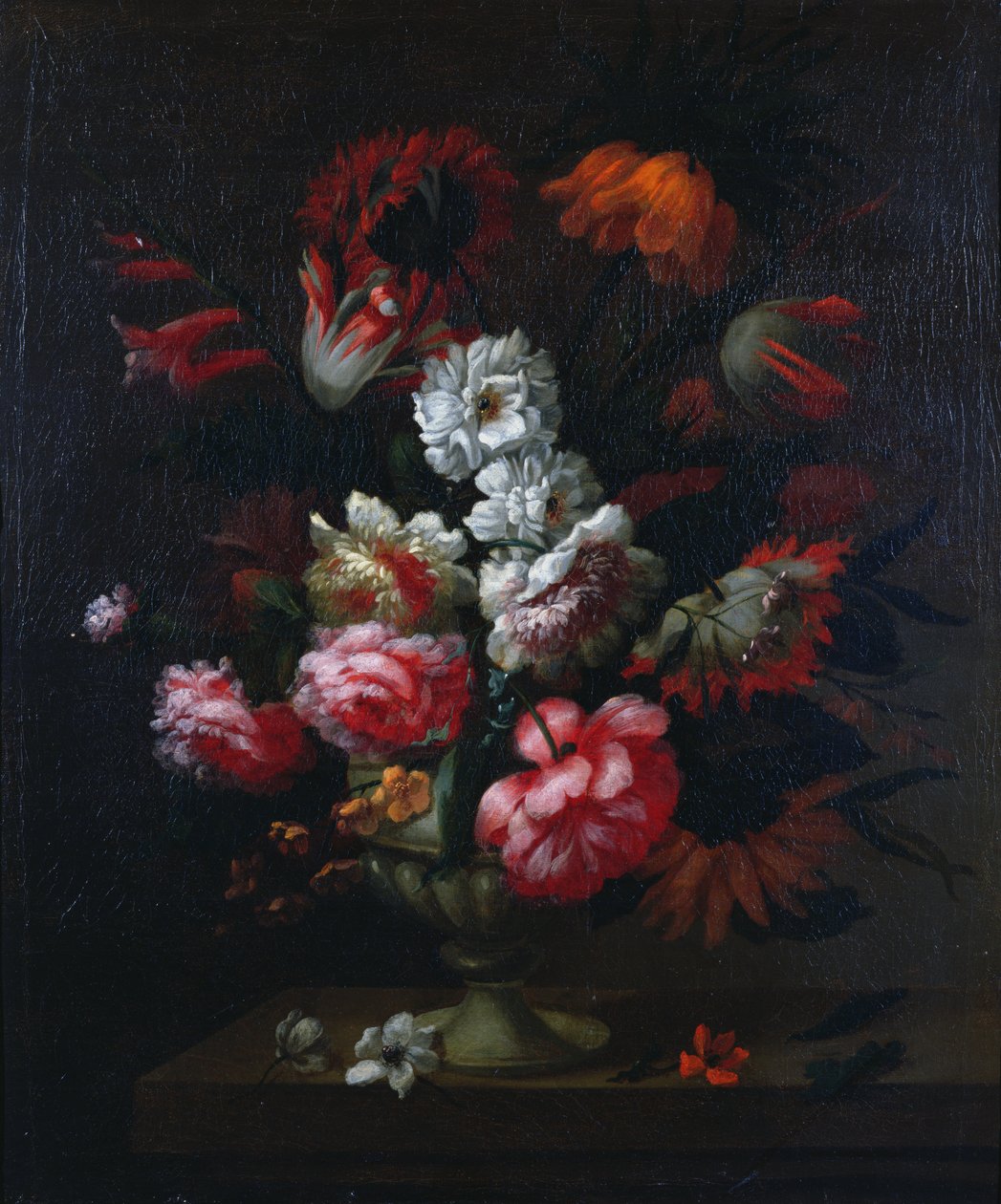 Bodegón de flores en una urna de Pieter Hardime