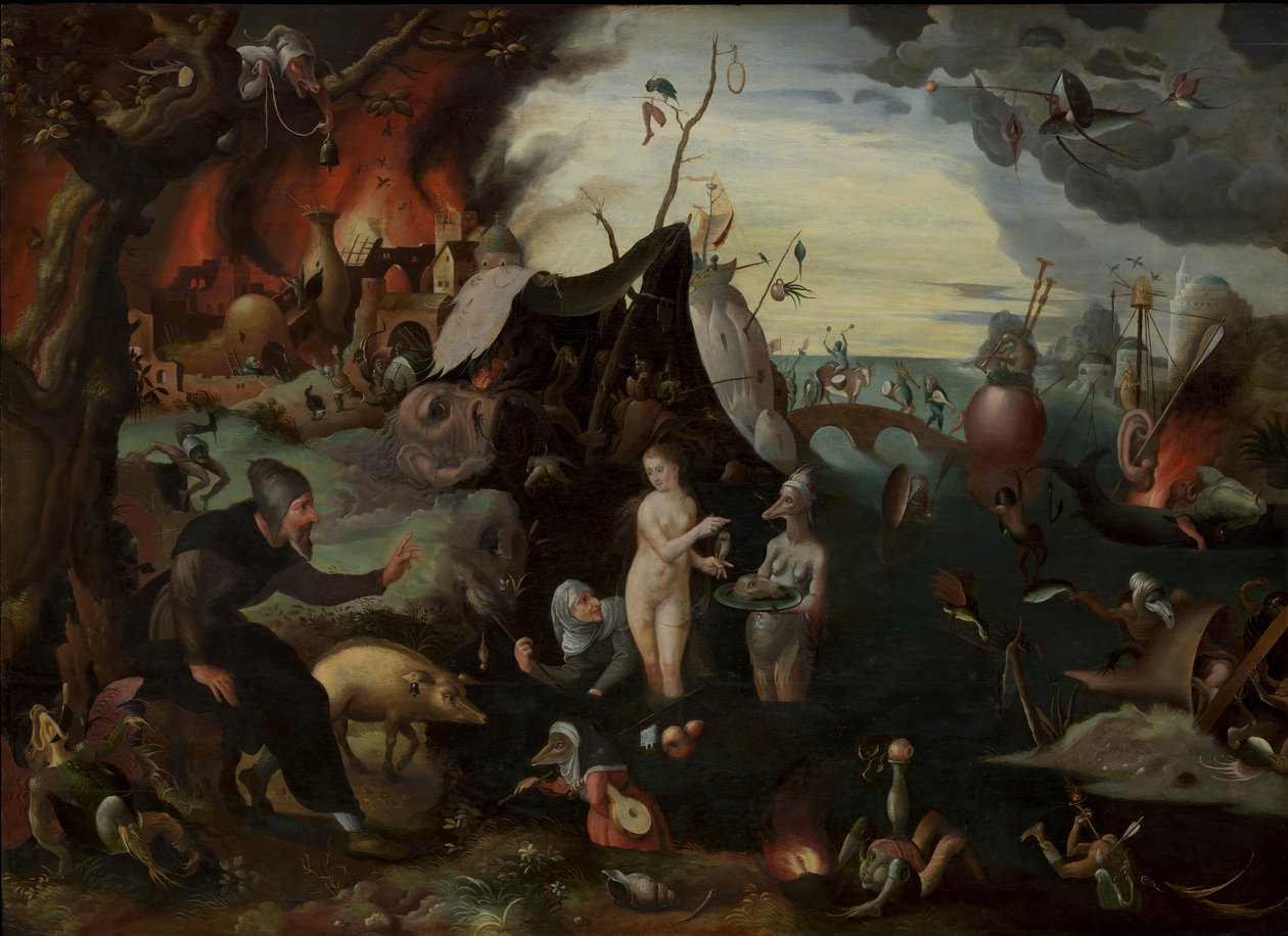 La tentación de San Antonio de Pieter Huys