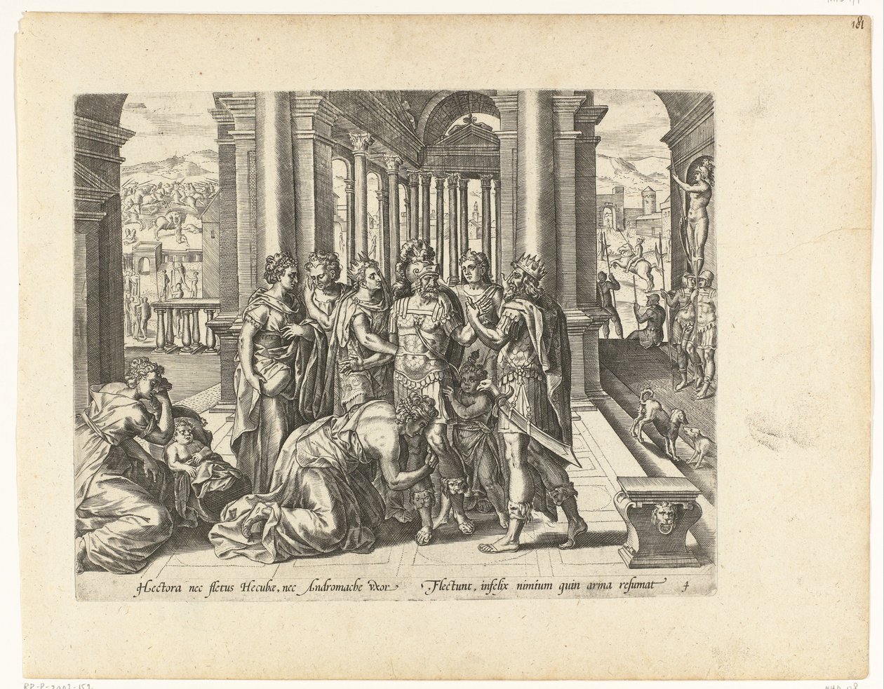 Adiós a Héctor La guerra de Troya (título de la serie) de Pieter Jalhea Furnius