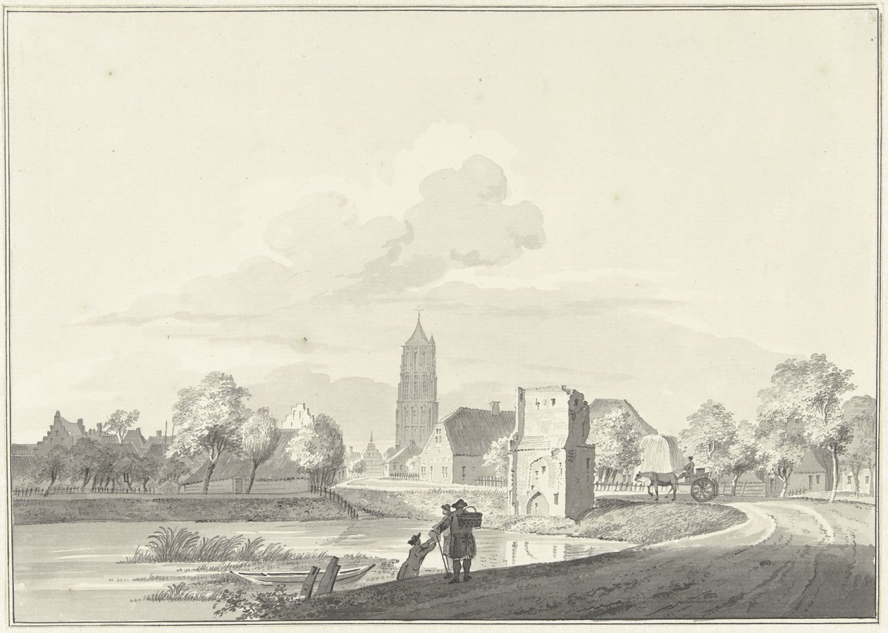 Restos del Veerpoort en Heukelom de Pieter Jan van Liender