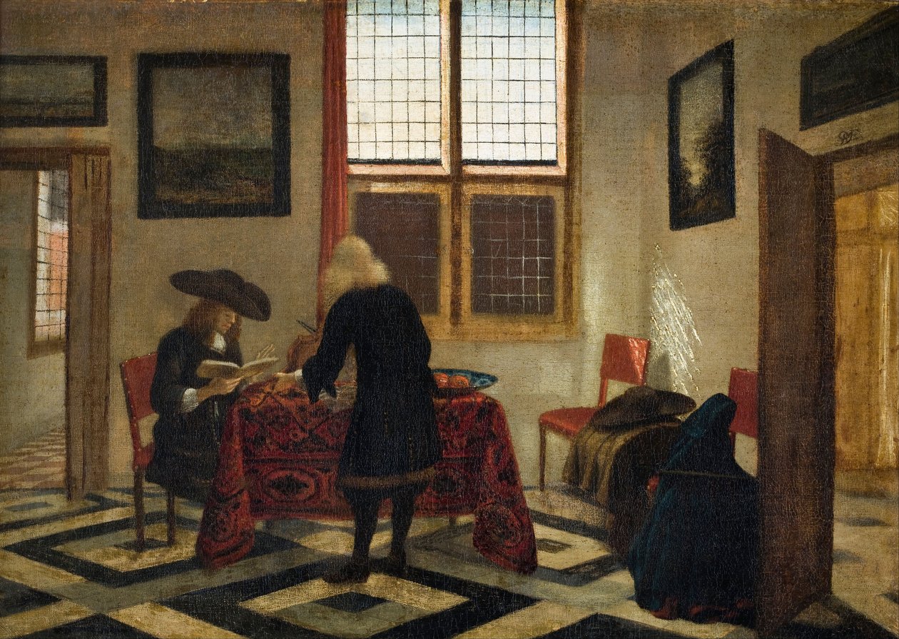 Escena interior de Pieter Janssens