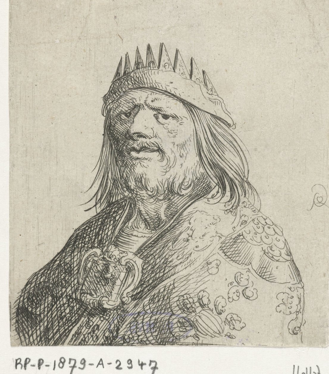 Busto retrato de un rey de Pieter Jansz Quast