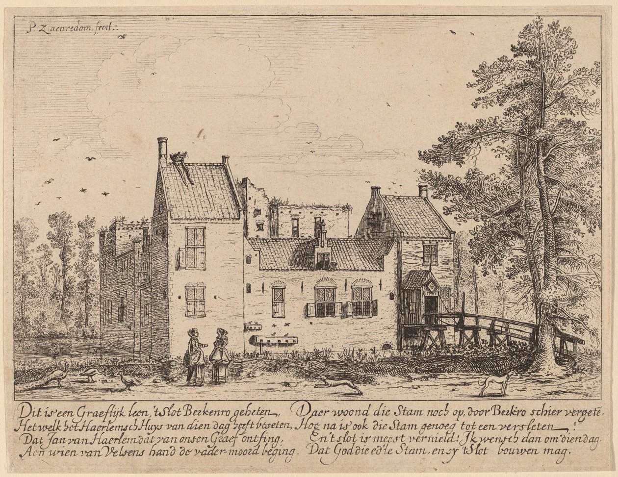 Castillo de Berkenrode de Pieter Jansz Saenredam
