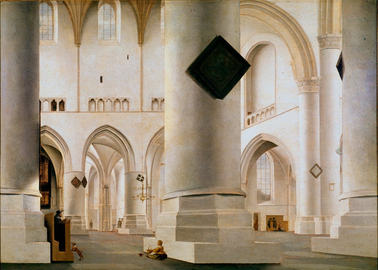 Interior de la Gran Iglesia de Haarlem de Pieter Jansz Saenredam