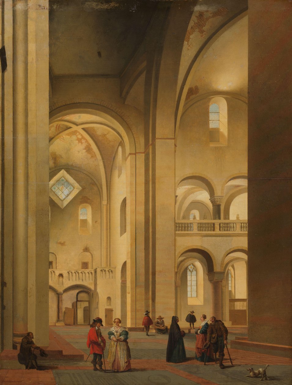 El transepto de la Mariakerk de Utrecht, visto desde el noreste de Pieter Jansz Saenredam