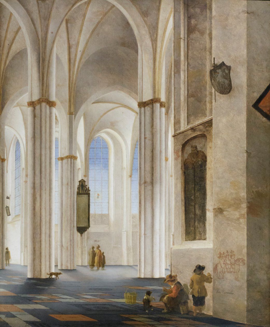 Interior de la iglesia Buurkerk de Utrecht de Pieter Jansz Saenredam