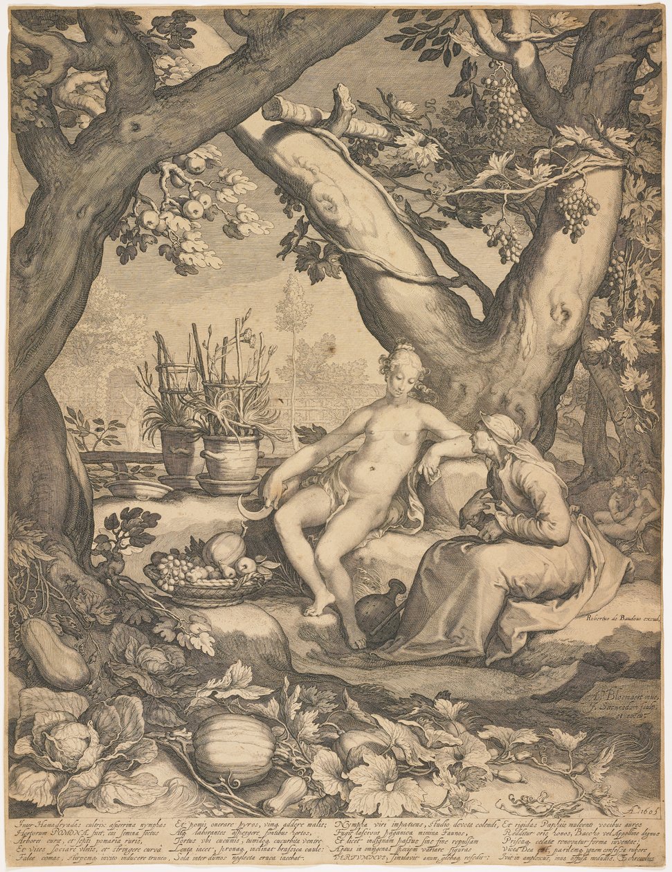 Vertumno y Pomona de Pieter Jansz Saenredam
