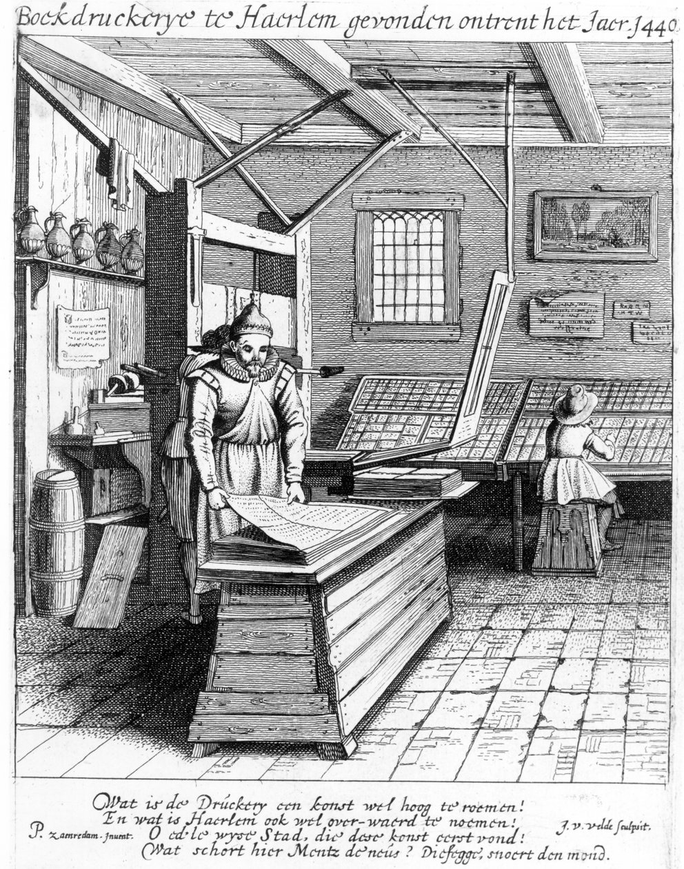 La encuadernación de Laurens Janszoon Koster, de 