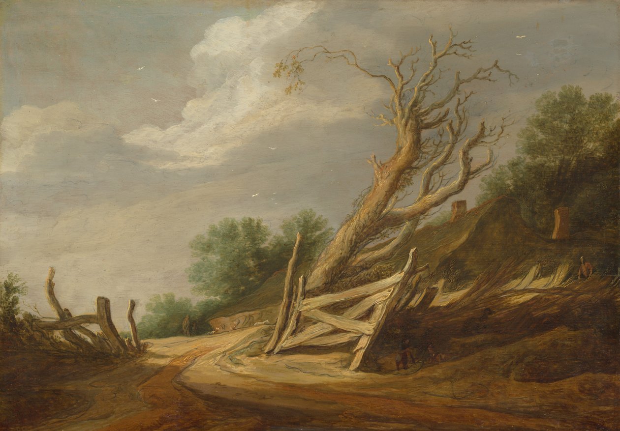 Paisaje con Puerta Abierta de Pieter Molijn