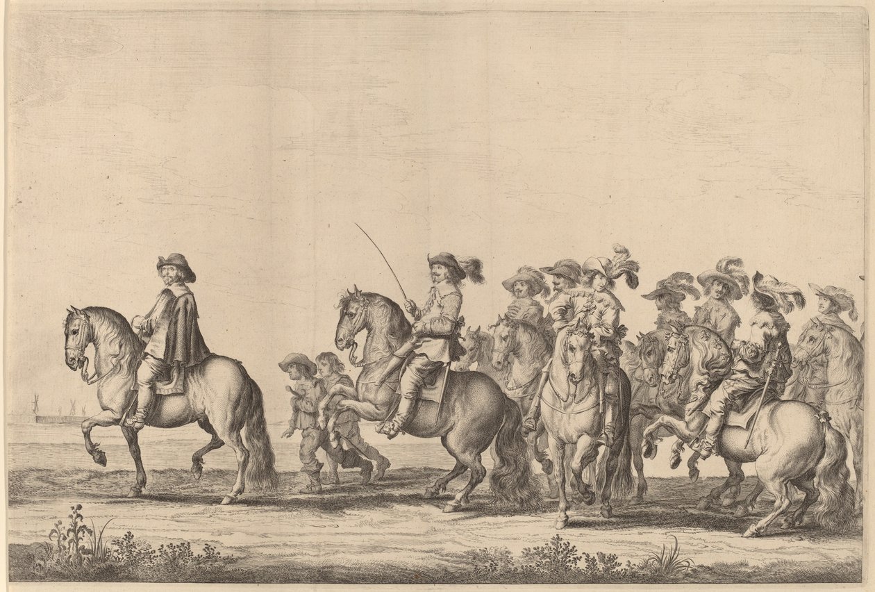 Entrada de María de Médici en Ámsterdam [lámina 2 de 6] de Pieter Nolpe