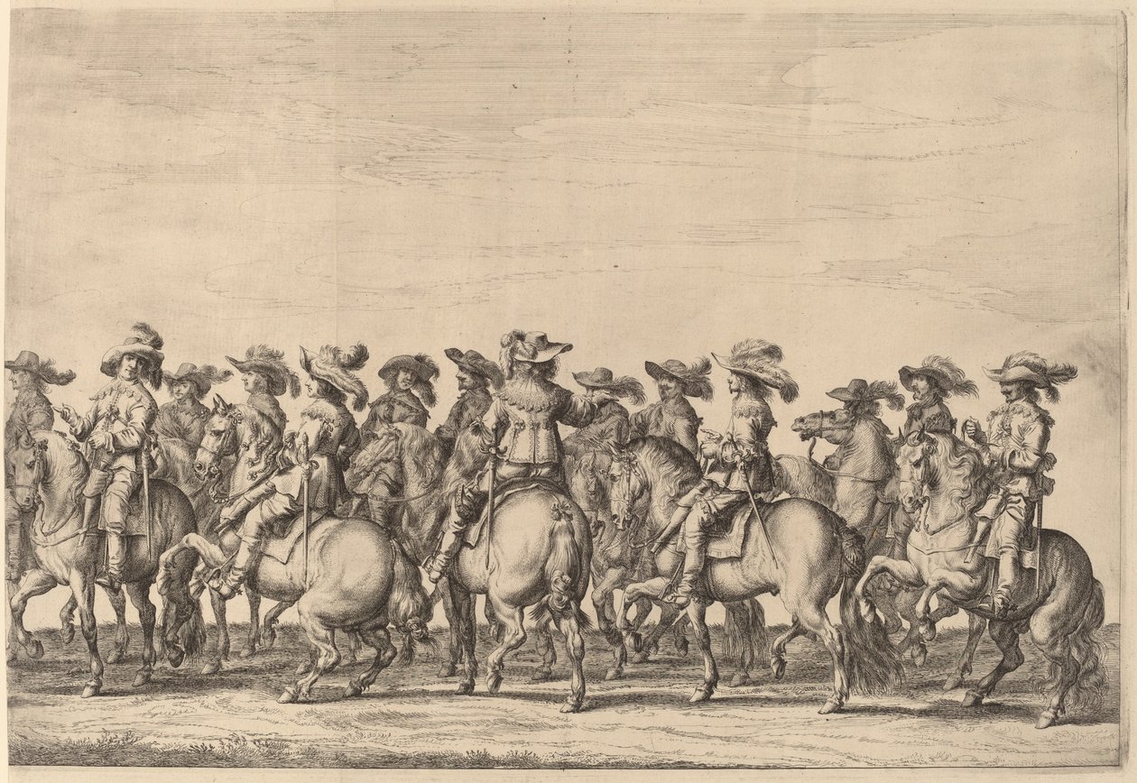 Entrada de María de Médici en Ámsterdam [placa 3 de 6] de Pieter Nolpe