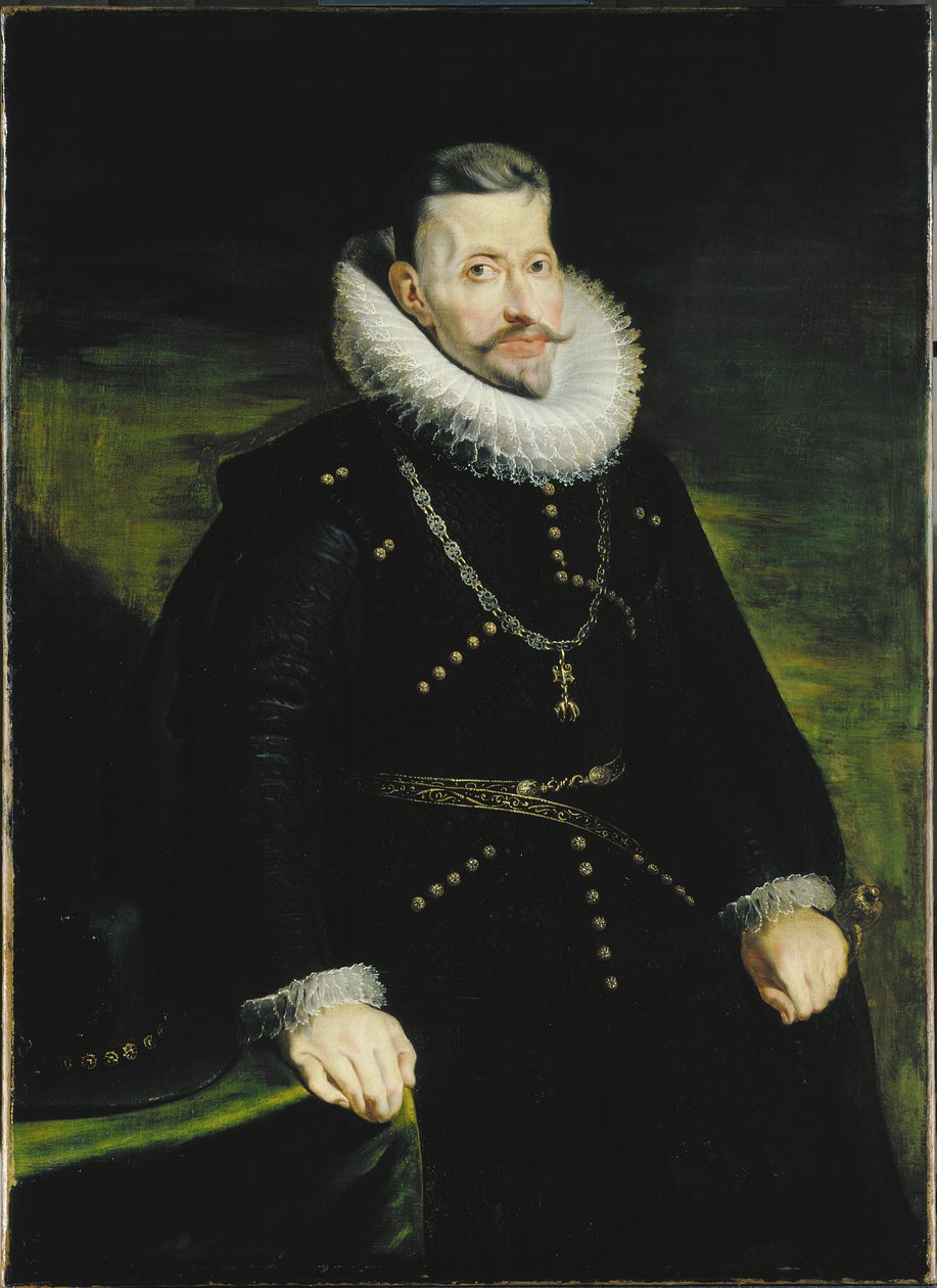 Retrato del Archiduque Alberto de Austria, Gobernador de los Países Bajos Españoles de Pieter Paul Rubens