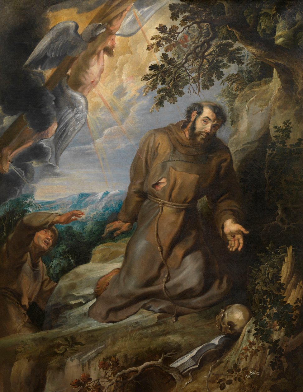 San Francisco recibiendo los estigmas de Pieter Paul Rubens